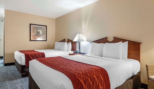 Standard Room, 2 Queen Beds, Non Smoking, Refrigerator & Microwave