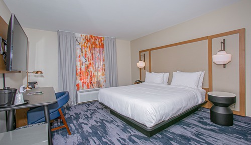 Room, 1 King Bed (Mobility/Hearing Access, Roll-In Shwr)