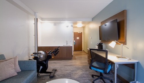 Suite, 1 King Bed, Accessible (Communications)