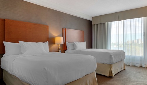 Standard Room, 2 Double Beds, Refrigerator, River View
