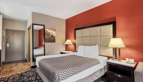 Standard Room, 1 King Bed, Non Smoking, Refrigerator & Microwave