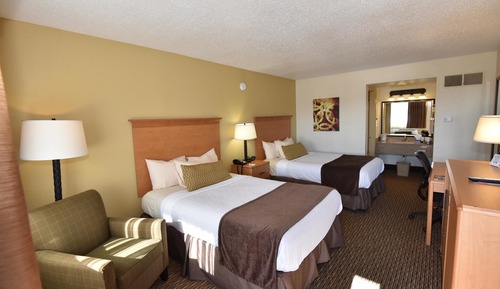Standard Room, 2 Double Beds, Non Smoking, Kitchenette