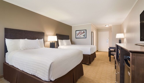 Standard Room, 2 Double Beds, Non Smoking, Refrigerator
