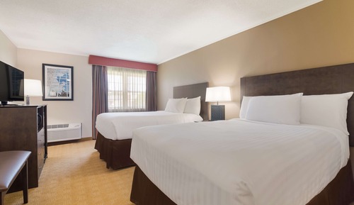 Standard Room, 2 Double Beds, Non Smoking, Refrigerator & Microwave (Larger Room)