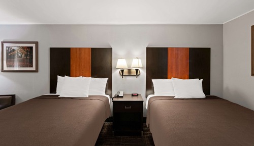 Standard Room, 2 Queen Beds, Non Smoking, Refrigerator & Microwave