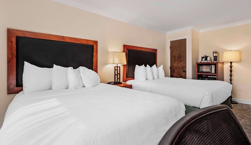 Standard Room, 2 Queen Beds, Non Smoking, Refrigerator & Microwave