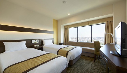 Moderate Twin Room, 2 Single Beds, 9-19F, Non Smoking (Sofa bed added for 3rd guest) 