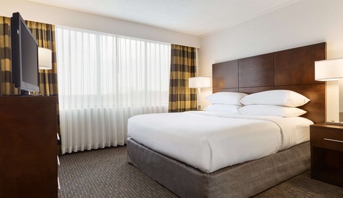 Suite, 1 King Bed, Accessible (Mobility & Hearing, Roll-in Shower)