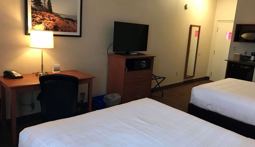 Business Room, 2 Queen Beds, Non Smoking, Refrigerator & Microwave