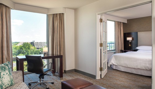 Club Room, 1 King Bed with Sofa bed