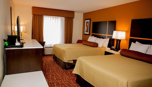 Standard Room, 2 Queen Beds, Non Smoking, Refrigerator & Microwave