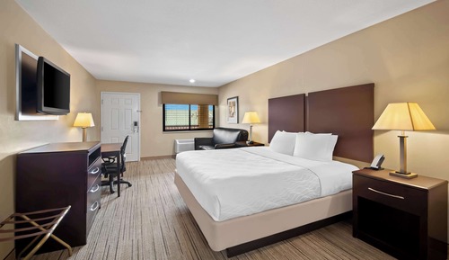 Standard Room, 1 King Bed, Non Smoking, Refrigerator & Microwave