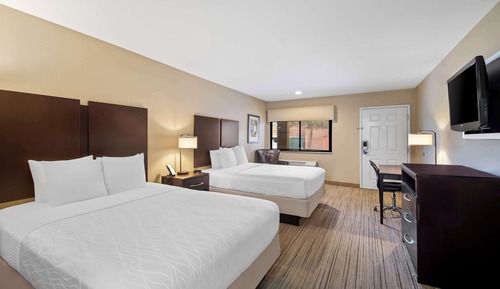 Standard Room, 2 Queen Beds, Non Smoking, Refrigerator & Microwave