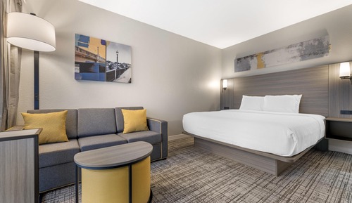Standard Room, 1 King Bed, Non Smoking, Patio (with Single Sofabed)