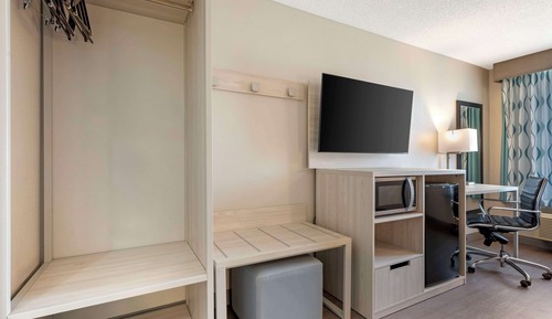 Standard Room, 1 King Bed, Non Smoking, Refrigerator & Microwave