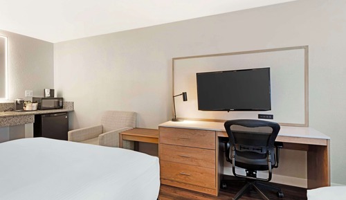Standard Room, 2 Queen Beds, Non Smoking, Refrigerator & Microwave