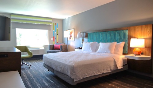 Room, 1 King Bed, Refrigerator & Microwave
