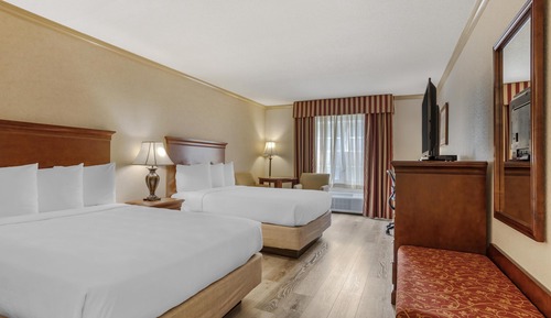 Standard Room, 2 Double Beds, Accessible, Refrigerator & Microwave
