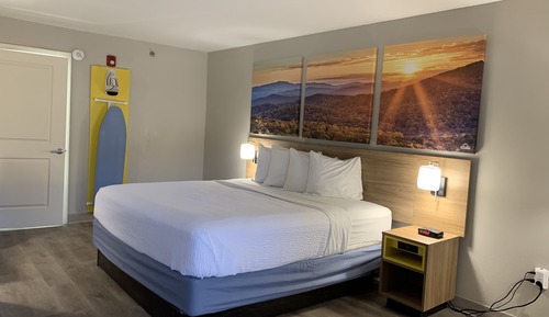 Room, 1 King Bed, Accessible, Non Smoking (Mobility/Hearing, walk-in shower)