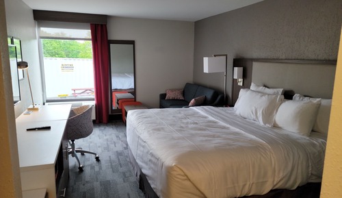 Suite, 1 King Bed with Sofa bed, Non Smoking