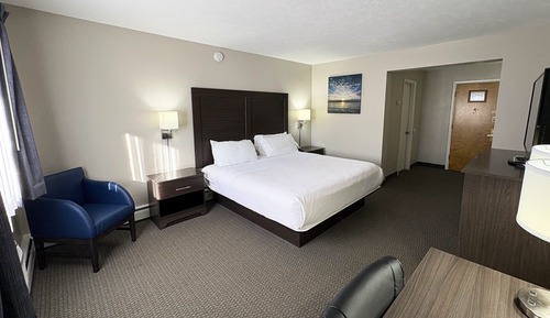 Room, 1 King Bed, Non Smoking, Refrigerator & Microwave