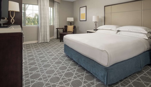 Deluxe Room, 1 King Bed, Accessible Bathtub