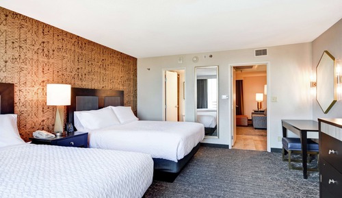 Suite, 2 Queen Beds, Accessible (Roll-In Shower, Mobilty & Hearing)