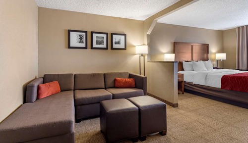 Suite, 1 King Bed with Sofa bed, Accessible, Non Smoking