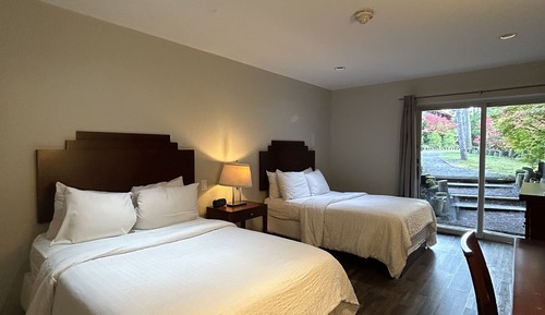 Standard Double Room with Two Double Beds - Non-Smoking  with Courtyard View