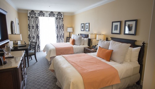 Deluxe Single Room, 2 Queen Beds, Terrace, Garden View