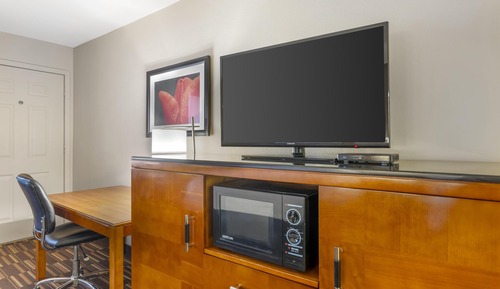 Standard Room, 1 King Bed, Smoking, Refrigerator & Microwave