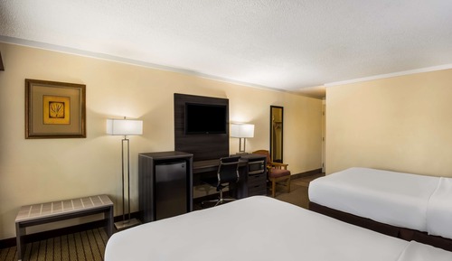 Standard Room, 2 Queen Beds, Non Smoking, Refrigerator & Microwave