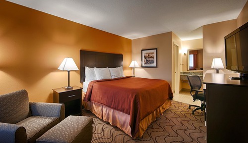Standard Room, 1 King Bed, Non Smoking, Refrigerator & Microwave