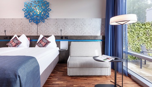 Double Room, Terrace, Garden View