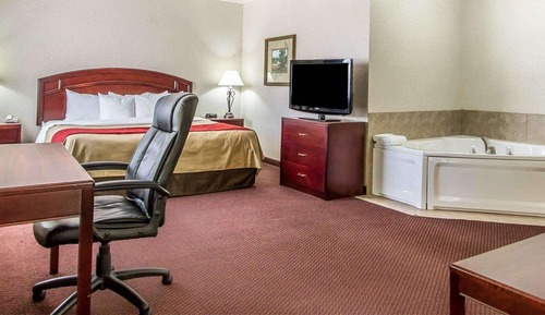 Suite, 1 King Bed with Sofa bed, Accessible, Non Smoking (Accesible Roll in Shower, Jetted Tub)
