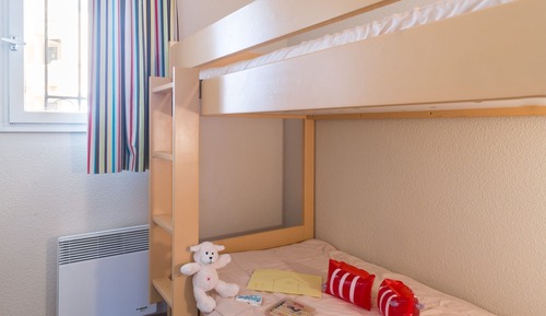 Studio 5 people - 1 sleeping alcove - Sea view -Terrace or balcony