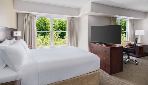 Studio, 1 Queen Bed with Sofa bed (Mobility/Hearing Accessible, Tub)