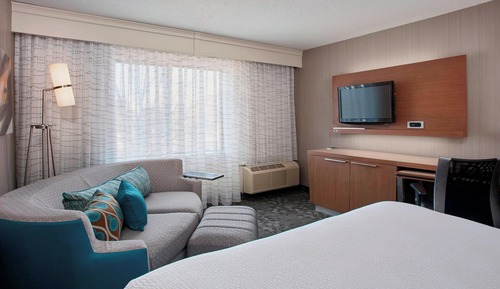 Room, 1 King Bed with Sofa bed (Hearing Accessible)
