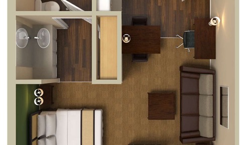 Deluxe Studio, 1 King Bed with Sofa bed, Non Smoking