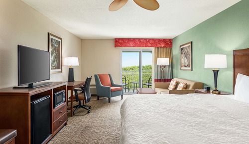 Standard One King and One Sofa Bed Ocean Front