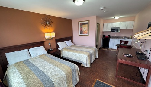 Room, 2 Double Beds, Non Smoking, Kitchenette