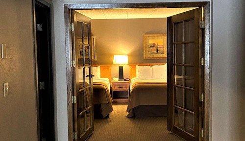 Suite, 2 Queen Beds, Non Smoking, Refrigerator & Microwave