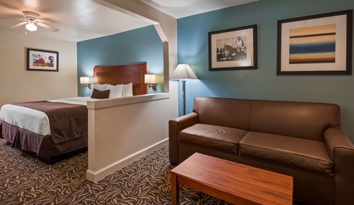 Suite, 1 King Bed, Non Smoking, Refrigerator & Microwave (Oversized Room;with Sofabed)