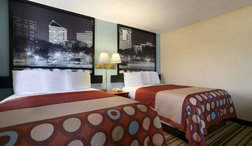 Room, 2 Double Beds, Non Smoking, Refrigerator