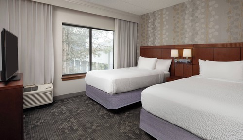 Room, 2 Double Beds (Mobility Accessible, Roll-In Shower)