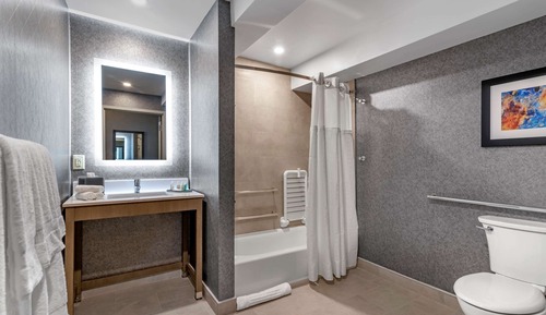 Room, 1 King Bed, Accessible, Non Smoking (Roll-In Shower)
