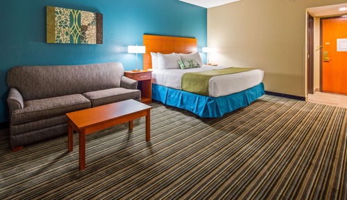Standard Room, 1 King Bed, Accessible, Refrigerator & Microwave (with Sofabed)