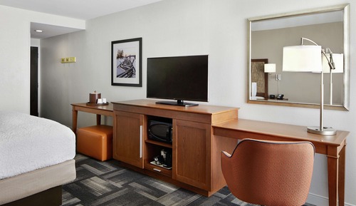 Room, 1 King Bed, Refrigerator & Microwave