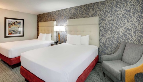 Deluxe Room, 2 Queen Beds, Refrigerator & Microwave