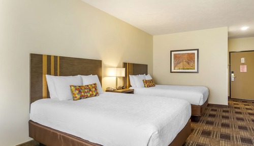 Standard Room, 2 Queen Beds, Non Smoking, Refrigerator & Microwave